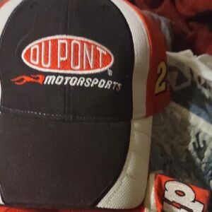 DuPont Motorsports Black and Red Cap